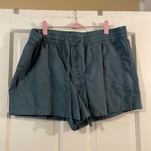 Loft Outlet green stretch shorts